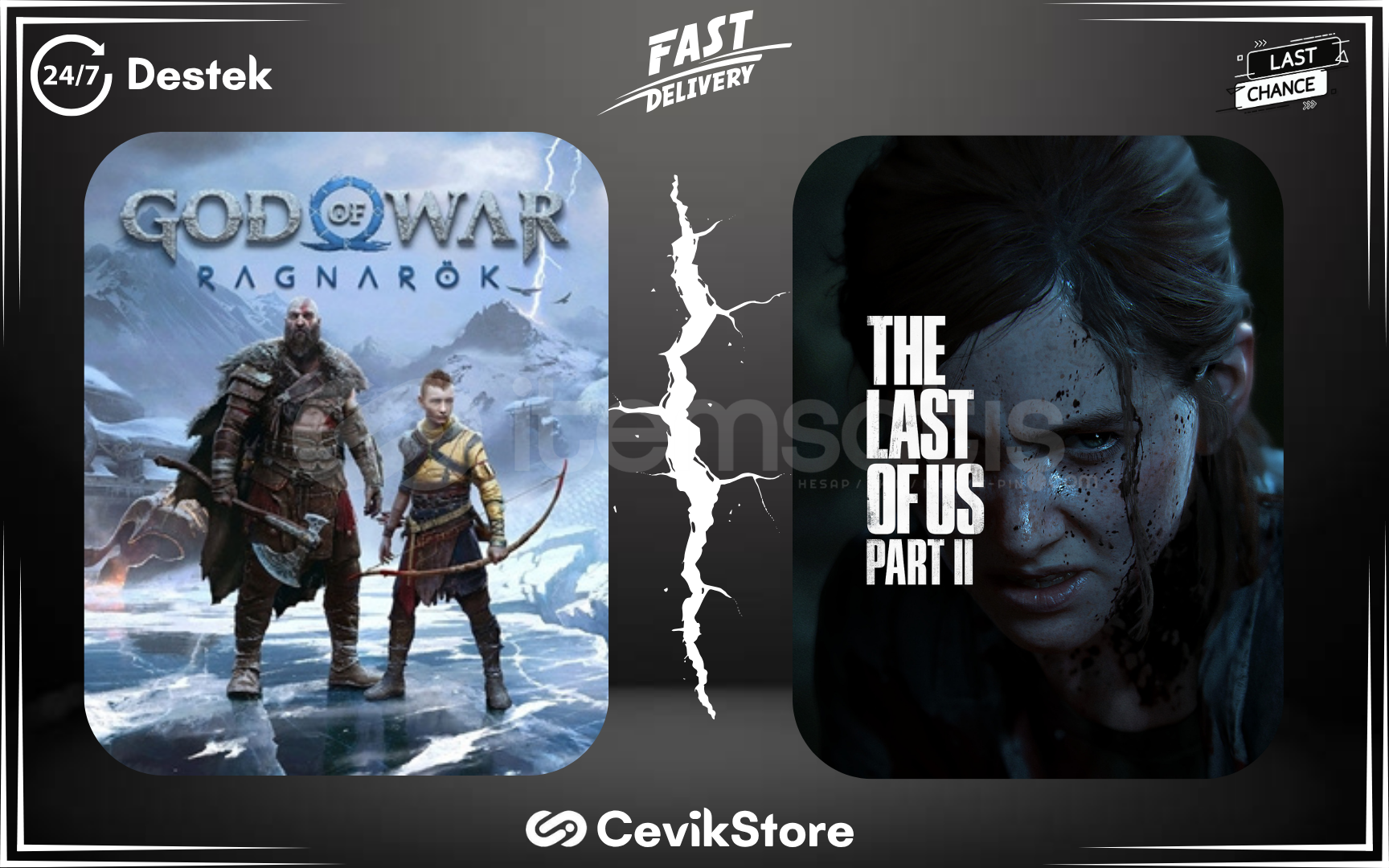 ⭐God Of War Ragnarök + The Last Of Us Part 2⭐ ⭐God Of War Ragnarök + The Last Of Us Part 2⭐