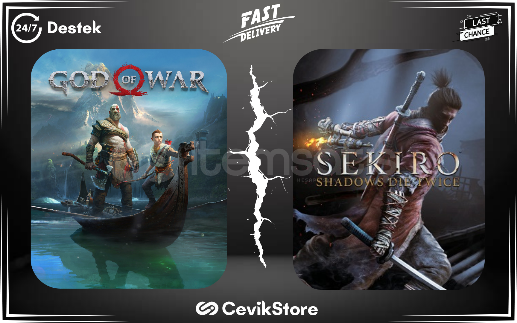 ⭐God Of War + Sekiro Shadows Die Twice⭐ ⭐God Of War + Sekiro Shadows Die Twice⭐