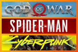 God Of War + Spider-Man Remas + Cyberpunk 2077