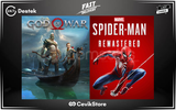 ⭐️God Of War + Spiderman Remastered⭐️