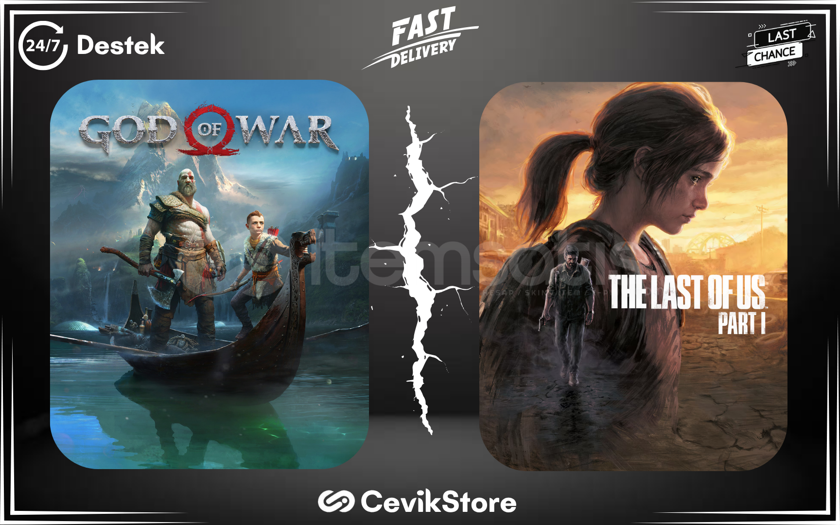 ⭐God Of War + The Last Of Us Part 1⭐ ⭐God Of War + The Last Of Us Part 1⭐