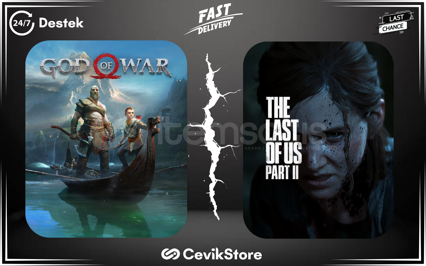 ⭐God Of War + The Last Of Us Part 2⭐ ⭐God Of War + The Last Of Us Part 2⭐