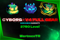 GOD + CDK + SOUL GUITAR + V4 - FULL GEAR - CYBOR GOD + CDK + SOUL GUITAR + V4 - FULL GEAR - CYBOR