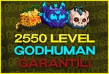 GODHUMAN Garantili 2550 (MAX) Hesaplar