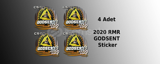 GODSENT Takımı RMR 2020 - 4'lü Sticker