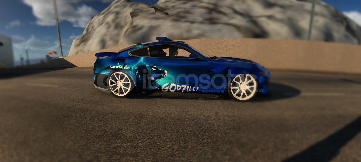 GODZİLLA SEVENLERE OZEL GODZİLLA MUSTANG