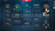 ⭐GOLD 1 + ARCANE VANDAL + 18 SKİNLİ BIÇAKLI⭐