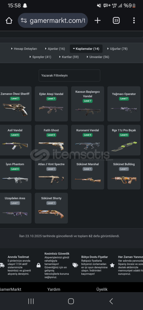 Gold 3 Sağlam Mainlik Hesap Gold 3 Sağlam Mainlik Hesap