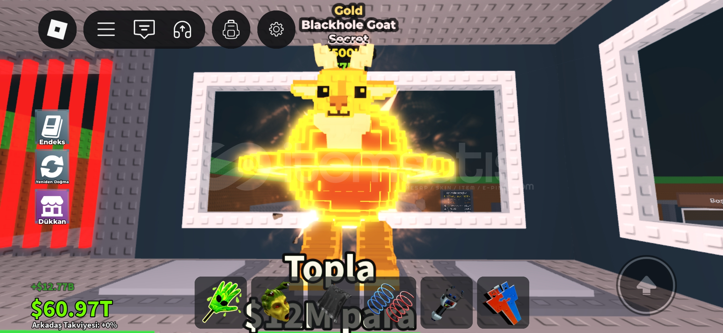 Gold blackhole goat saniyede 500k en ucuzu  Gold blackhole goat saniyede 500k en ucuzu