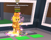 Gold Chicleteirina Bicicleteirina 25m