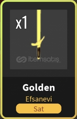 Gold knife