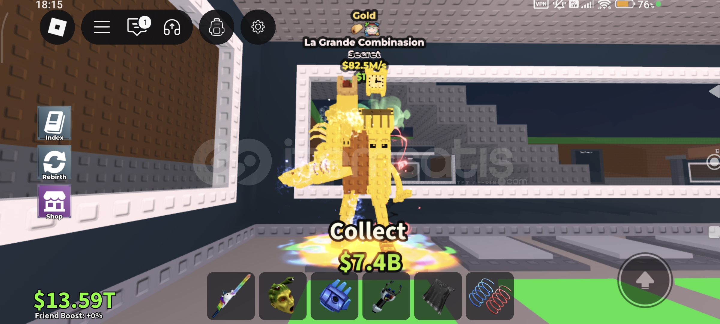 Gold La Grande combinasyon 83M