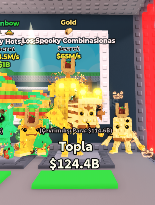 ✨Gold Los Spooky Combinasionas | En Uygunu✨ ✨Gold Los Spooky Combinasionas | En Uygunu✨