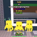 Gold LosTungtungtungcitos - Brainrot God 1.3M/S