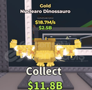 GOLD NUCLEARO DINASSAURO 18.7M