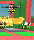 ✨Gold Nuclearo Dinossauro 