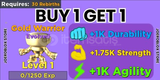 Gold warrior 4 adet evoled istediğiniz seviyede