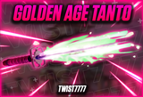 ☘️GOLDEN AGE TANTO☘️[Anında Teslim+] [Da Hood]