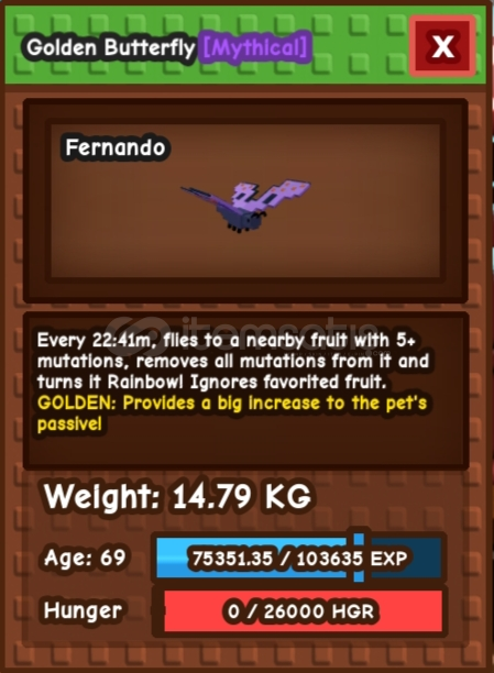 Golden Butterfly Golden Butterfly