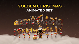 ⭐Golden Christmas Animated Set⭐