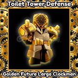 ⚡Golden Future Large Clockman⚡​