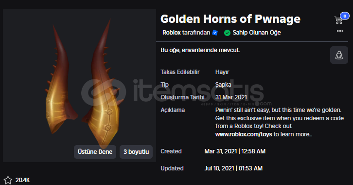 GOLDEN HORNS OF PWNAGE HESAP GOLDEN HORNS OF PWNAGE HESAP