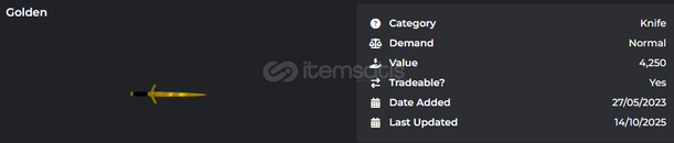 Golden Knife Da Hood!