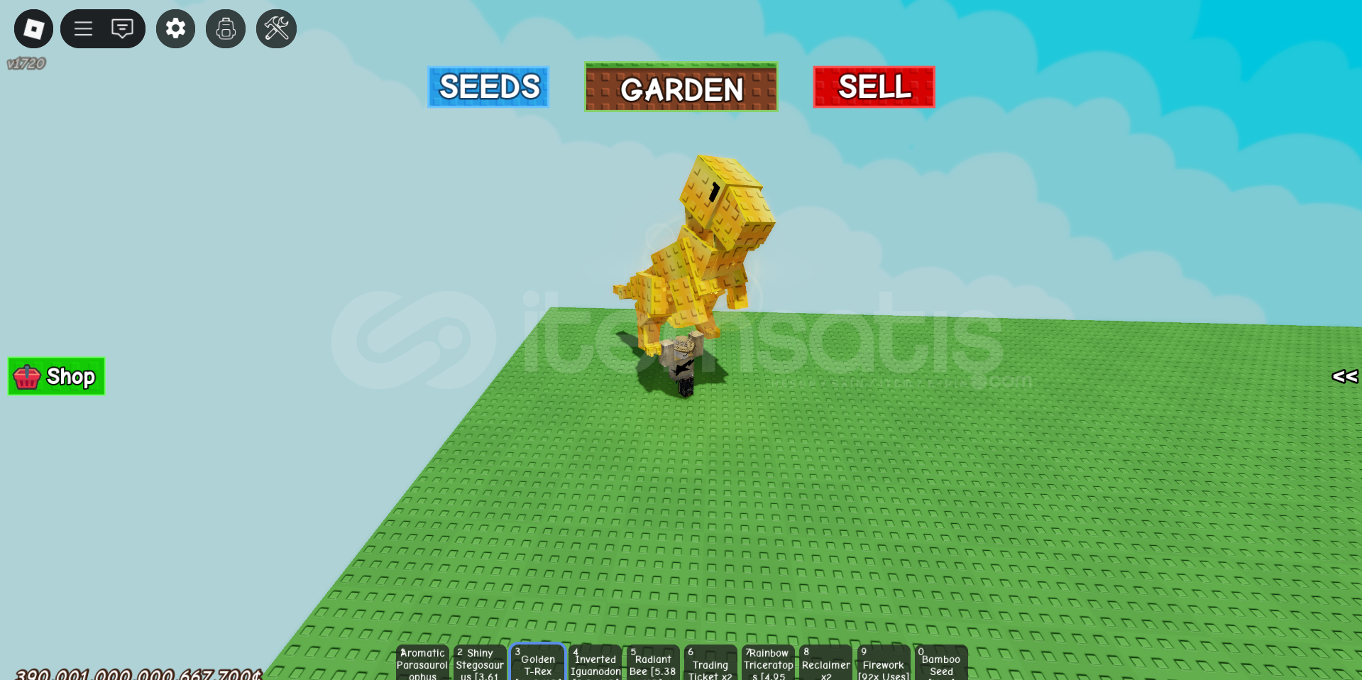 ⭐Golden T-rex Grow A Garden ⭐Golden T-rex Grow A Garden