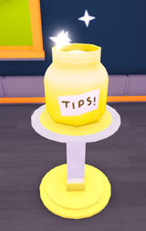 GOLDEN TIP JAR! my restaurant