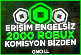 Gönderilebilen(2858)2000 ROBUX KOMİSYONBİZDEN ⭐