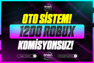 ⭐Gönderim⚡Sistemli 1200 Robux Komisyonsuz