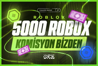GÖNDERİM❤️SİSTEMLİ (5000)⚡3500 Robux ⚡