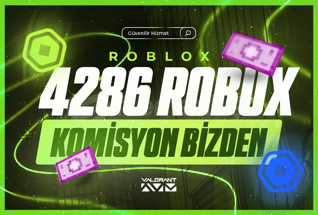 GÖNDERİM❤️SİSTEMLİ (4286)⚡3000 Robux ⚡ GÖNDERİM❤️SİSTEMLİ (4286)⚡3000 Robux ⚡