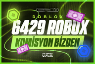 GÖNDERİM❤️SİSTEMLİ (6429)⚡4500 Robux ⚡