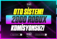 ⭐Gönderim⚡Sistemli 2000 Robux Komisyonsuz