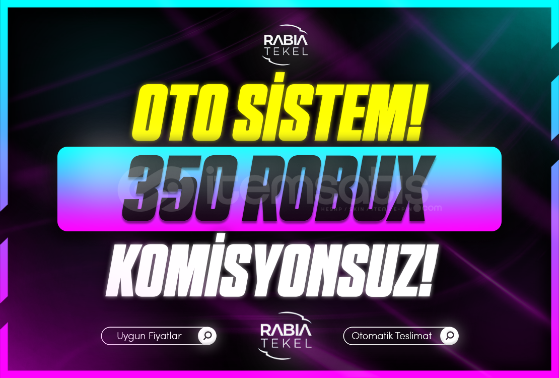 ⭐Gönderim⚡Sistemli 350 Robux Komisyonsuz ⭐Gönderim⚡Sistemli 350 Robux Komisyonsuz