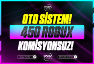 ⭐Gönderim⚡Sistemli 450 Robux Komisyonsuz