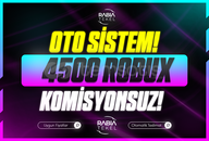 ⭐Gönderim⚡Sistemli 4500 Robux Komisyonsuz