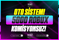 ⭐Gönderim⚡Sistemli 5000 Robux Komisyonsuz