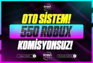 ⭐Gönderim⚡Sistemli 550 Robux Komisyonsuz
