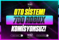 ⭐Gönderim⚡Sistemli 700 Robux Komisyonsuz