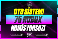 ⭐Gönderim⚡Sistemli 75 Robux Komisyonsuz