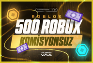 GÖNDERİM❤️SİSTEMLİ Komisyonsuz 500 Robux
