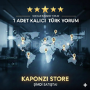 ⚡GOOGLE KALICI 1 ADET TÜRK YORUM ORGANİK KALICI