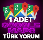 ⭐GOOGLE MAPS 1 ADET TÜRK YORUM⭐