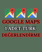 ⭐GOOGLE MAPS 1 YORUM + GARANTİ⭐