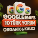 GOOGLE MAPS 10 TÜRK YORUM GERÇEK İNSAN HESAPLAR