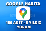 Google Maps 150 adet 5 yıldız - Yorum