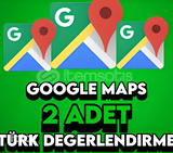 Google maps 2 adet türk yorum