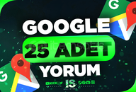 ⭐Google Maps 25 Gerçek Türk Yorum | HIZLI⭐